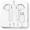 Image de Écouteurs iPhone Lightning Filaires Kit Mains Libres Télécommande Micro Avizar Blanc