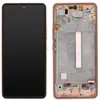 Image de Écran Complet pour Samsung Galaxy A53 5G avec Vitre Tactile et Châssis Samsung Rose champagne