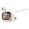Image de Écouteurs TWS Bluetooth 5.4 avec Écran LCD Braga Réduction de Bruit ANC Avizar Beige