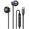 Image de Écouteurs Intra USB-C Aimantés Musique et Appels Mains Libres LinQ Gris