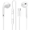 Image de Écouteurs Filaires USB-C avec Micro intégré pour Samsung Galaxy S25 / S25 Ultra / S25 Plus / S25 SE / S25 Edge Mayaxess Blanc