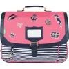 Image de Cartable scolaire Tann's Enora 35 cm Rose et Bleu Marine
