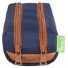 Image de Trousse scolaire rectangulaire Tann's Les incontournables 2 compartiments Camille Bleu Marine