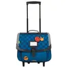 Image de Tann's - Cartable à roulettes 38cm Marceau bleu - 12885