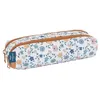 Image de Tann's - Trousse double "Candice" bleu - 23 x 6 x 9 cm - Bleu