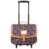 Image de TANN'S - Cartable à roulettes 38cm "Alba" marine - 38 x 37 x 20 cm - Coloris Bleu