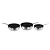 Image de Lot De 3 Poêles 20, 24 Et 28 Cm Lola Kitchencook