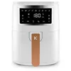Image de Friteuse Sans Huile De 4l Blanche Avec 8 Programmes Airmed4 White De Kitchencook
