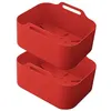 Image de Paniers Cuisson Silicone X2 Silipot2 Red Kitchencook