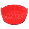 Image de Moules Silicone Ronds Air Fryer Siliround2 Red Kitchencook