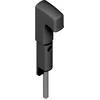 Image de Verrou en applique Danaos tige inox longueur 167 mm noir RAL9005 LA CROISEE DS DS6370-013