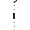Image de Crémone pompier Deesse LA CROISEE DS applique à levier Noir RAL 9005 B3 - DS6887-013