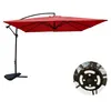 Image de Parasol terracotta déporté carré 3 x 3 m led SOLENZARA CONCEPT USINE
