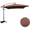 Image de Parasol marron déporté carré 3 x 3 m led SOLENZARA CONCEPT USINE