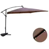 Image de Parasol marron droit carré 3 x 3 m led SOLENZARA CONCEPT USINE