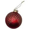 Image de Féérie Lights & Christmas - 3 Boules de Noël Verre - Diam. 80 mm - Rouge