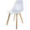 Image de The Home Deco Factory - Chaise scandinave Coque - H. 83 cm - Blanc