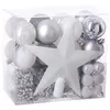 Image de Féérie Lights & Christmas - Kit Décoration pour sapin de Noël - 44 Pièces - Blanc et gris