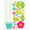 Image de Sud trading - Sticker enfant Fleurs- 70 x 50 cm - Multicolore
