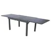 Image de Hespéride - Table de jardin extensible 10 Personnes Piazza - L. 135/270 cm - Noir graphite