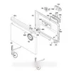 Image de Charniere de porte (x1) pour lave vaisselle rosieres - 92994052