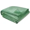 Image de Bâche de rechange pour serre de jardin tunnel 24m² 8 x 3 x 2 m anti-UV avec porte et fenêtres DES ANDES verte