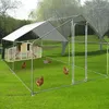 Image de Enclos poulailler 12 m² parc grillagé 4x3 M acier galvanisé