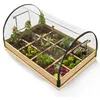 Image de Carré potager 12 compartiments + housse serre châssis