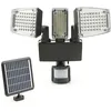 Image de Projecteur solaire 3 têtes 178 LED détecteur de mouvement