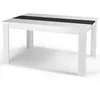 Image de Table a manger fixe sans tiroir 6 personnes rectangulaire en MDF L 140 cm