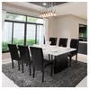 Image de Lot de 6 chaises HANNAH noires pour salle à manger
