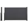 Image de Paravent extérieur rétractable 200 x 400 CM gris anthracite store latéral