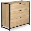 Image de Commode 3 tiroirs DETROIT 80 cm design industriel