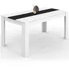 Image de Table a manger fixe sans tiroir 8 personnes rectangulaire en MDF L 160 cm