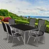 Image de Salon de jardin MADRID table 150 CM et 6 chaises empilables