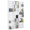 Image de Bibliothèque étagère CD CEYLIA 30 cases avec étagères modulables bois blanc
