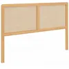 Image de Tête de lit sur pied EDHEN 160 cm cannage et bois