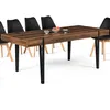 Image de Table a manger fixe sans tiroir 10 personnes rectangulaire en MDF 200 x 90 x 76 cm