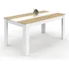 Image de Table a manger fixe sans tiroir 8 personnes rectangulaire en MDF L 160 cm