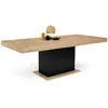 Image de Table a manger extensible sans tiroir 10 personnes rectangulaire en MDF L 160 cm