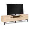 Image de Meuble TV 180 cm SEATTLE avec rangements design industriel