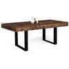 Image de Table a manger fixe sans tiroir 10 personnes rectangulaire en Bois L 200 cm