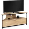 Image de Meuble Tv d'Angle Bois Moderne Salon + Placard Industriel 100 cm