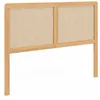 Image de Tête de lit sur pied EDHEN 140 cm cannage et bois