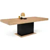 Image de Table a manger extensible sans tiroir [en.casa] 12 personnes en mdf 200 x 90 cm