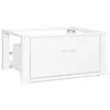 Image de Support pour machine à laver 63 x 54 cm socle réhausseur en métal avec tiroir