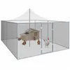 Image de Volière 12m² parc grillagé 3x4 M enclos poulailler pour animaux de basse cour