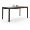 Image de Table a manger fixe avec tiroir en.casa 8 personnes en mdf 150 x 80 cm