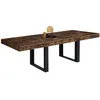 Image de Table a manger extensible sans tiroir en.casa 12 personnes en mdf 300 x 90 cm