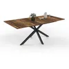 Image de Table a manger extensible sans tiroir 10 personnes rectangulaire en Bois L 160 cm